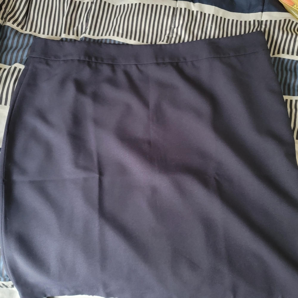Navy blue skirt